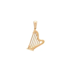 Colgante arpa de oro