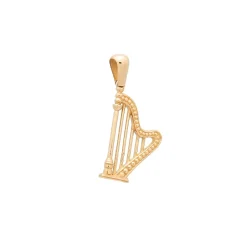 Colgante arpa de oro