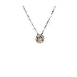 Colgante con diamante central