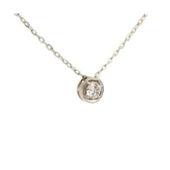 Colgante redondo con diamante