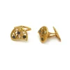 Gemelos de zafiros y diamantes