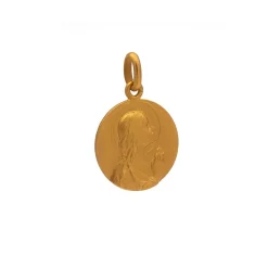 Medalla Oro Virgen Niña