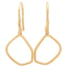 Pendientes colgantes en oro amarillo
