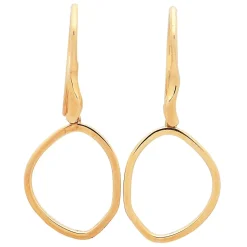 Pendientes colgantes en oro amarillo