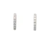 Pendientes criollas pequeñas con diamantes