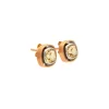Pendientes de cuarzo amarillo
