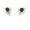 Pendientes de zafiros y diamantes