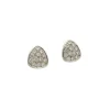 Pendientes triangulares con diamantes