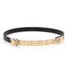Pulsera de bronce y oro con notas musicales