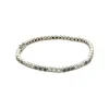 Pulsera de diamantes blancos y negros