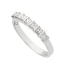 Sortija de diamantes carrés
