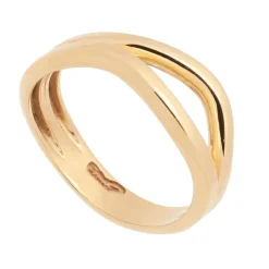 Sortija de oro de forma asimétrica - 1232
