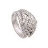 Sortija rombo con diamantes